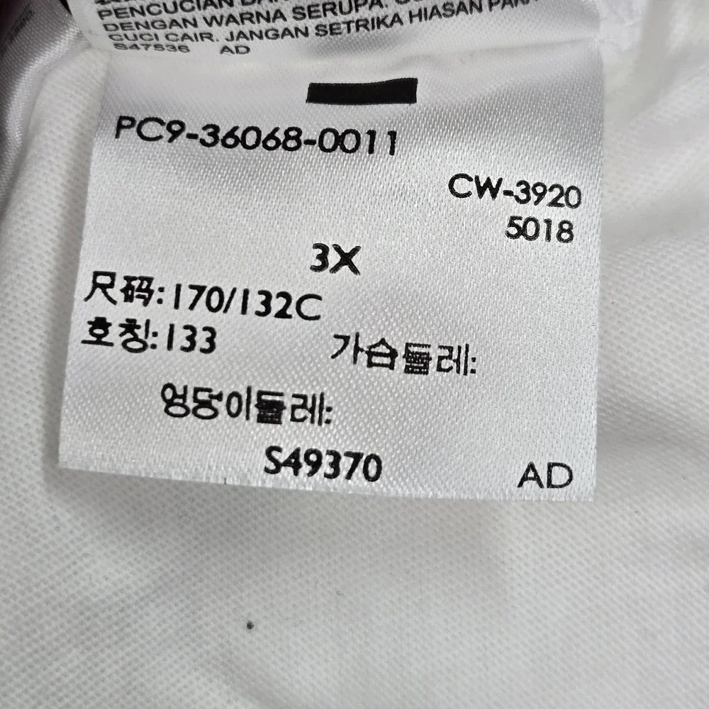 Levi's Women Shirt 3X White Graphic Logo‎ Short Sleeve
